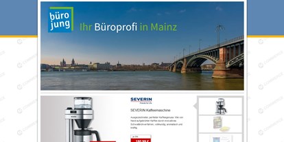 Mainz Suche - Branche: Lieferservice - Rheinland-Pfalz - Alles rund um das organisierte, zeitsparende Einkaufen für Büro und Homeoffice - Büro Jung GmbH & Co. KG