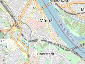 Geschäft Mainz auf Karte