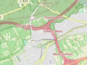 Geschäft Mainz auf Karte