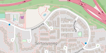 Geschäft Mainz auf Satellitenbild