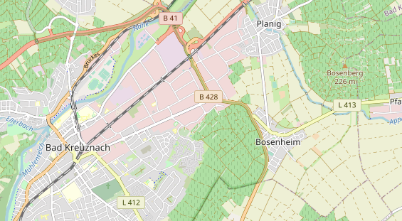 Geschäft Mainz auf Karte