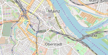 Geschäft Mainz auf Karte
