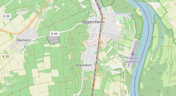 Geschäft Mainz auf Karte