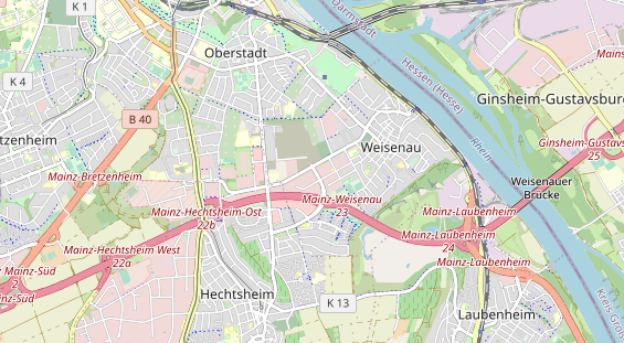 Geschäft Mainz auf Karte