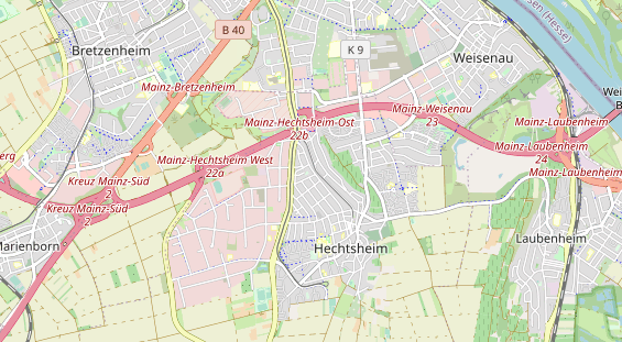 Geschäft Mainz auf Karte