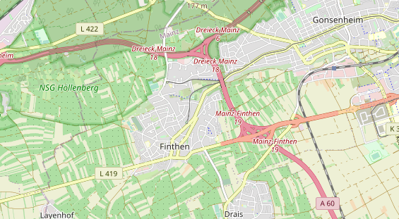 Geschäft Mainz auf Karte