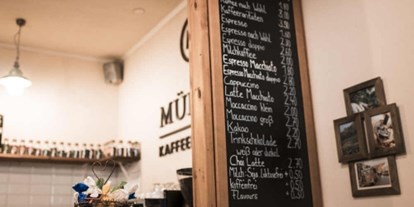 Mainz Suche - Zu finden unter: Eissalon / Café / Kuchen - Rheinhessen - Kaffeeladen - Fischtorstraße 7 - Müller Kaffeerösterei