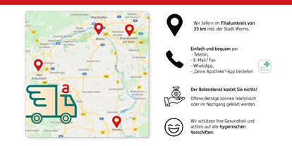 Mainz Suche - Zu finden unter: Apotheken / Drogerie / Reformhaus - Mainz Mainz-Neustadt - Gartenfeld Apotheke