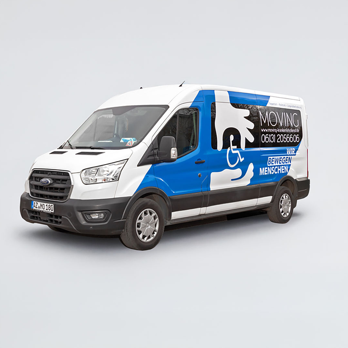 Einkaufen Mainz - moving krankenfahrdienst fahrzeug - MOVING Krankenfahrdienst