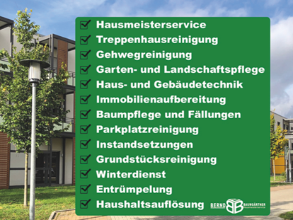 Mainz Suche - Branche: Dienstleister (ohne Ladengeschäft) - Mainz - Bernd Baumgärtner Hausmeisterservice 