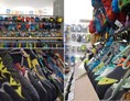 Einkaufen Mainz: Bei uns gibt es nicht nur eine große Auswahl an Kletterschuhen... - Alpinsportladen