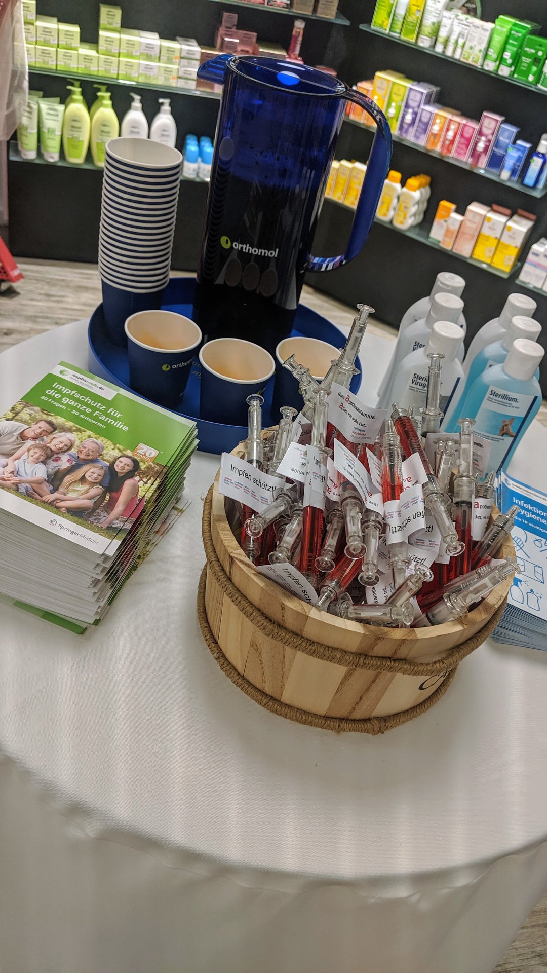 Mainz Suche - Zu finden unter: Apotheken / Drogerie / Reformhaus - Rheinhessen - Grippe-Aktionswoche. Wir haben unsere Kunden über die Grippeimpfung informiert. - Apotheke in der MED