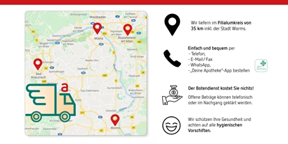 Mainz Suche - PLZ 55118 (Deutschland) - Gartenfeld Apotheke