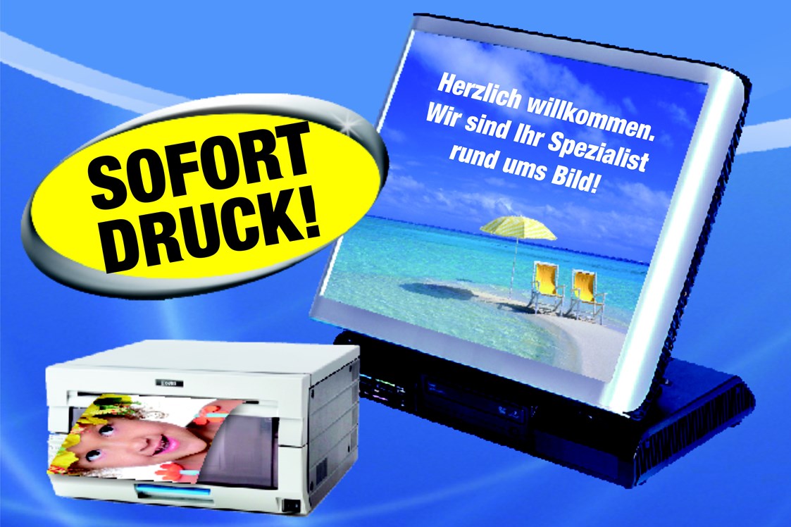 Einkaufen Mainz: Wir printen Ihre Bilder auf hochwertigen Papier aus.
Durch unsere High-End Mitsubishi-Fotodrucker bekommen Sie eine Profi-Qualität - Foto Kukuk